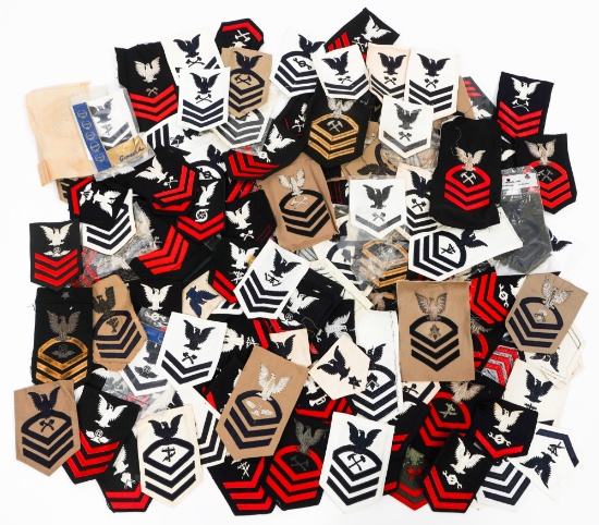 COLD WAR - CURRENT USN PETTY OFFICER RANK PATCHES