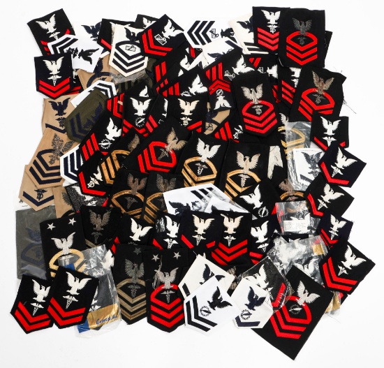 COLD WAR - CURRENT USN PETTY OFFICER RANK PATCHES