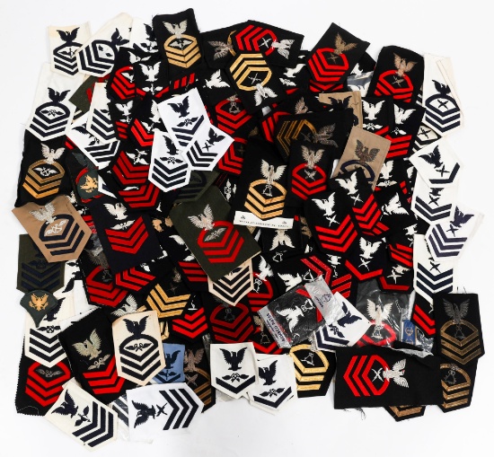 COLD WAR - CURRENT USN PETTY OFFICER RANK PATCHES