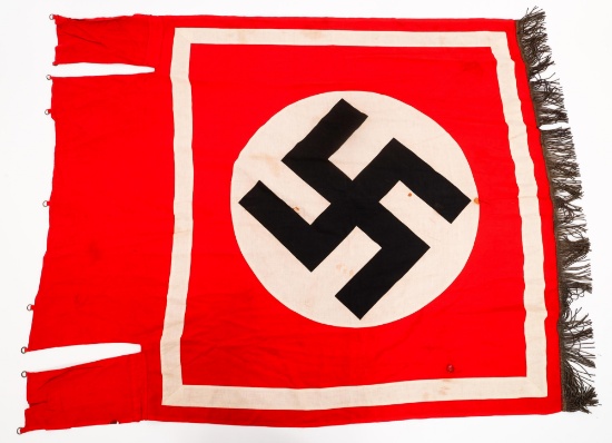WWII GERMAN NSDAP PODIUM BANNER