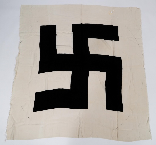 WWII GERMAN UNCUT CLOTH NSDAP FLAG EMBLEM