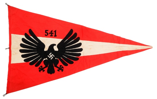WWII GERMAN BDM 541 UNIT PENNANT FLAG