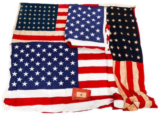 US 48 & 50 STAR FLAGS