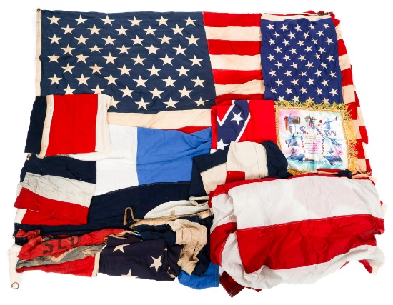 WWII - COLD WAR US ARMED FORCES FLAGS & PILLOWCASE