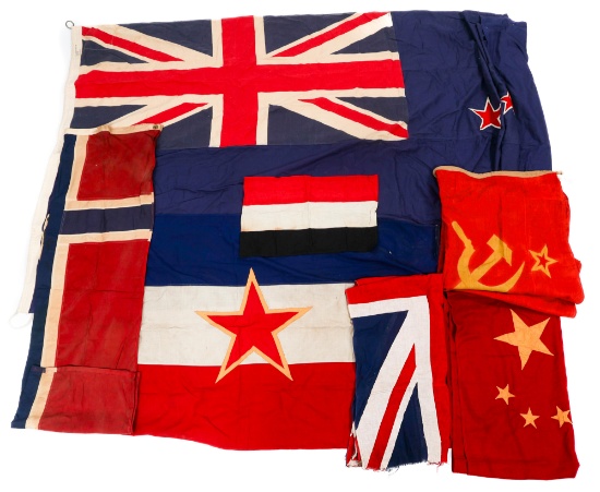 WWI - COLD WAR WORLD NATIONAL FLAGS