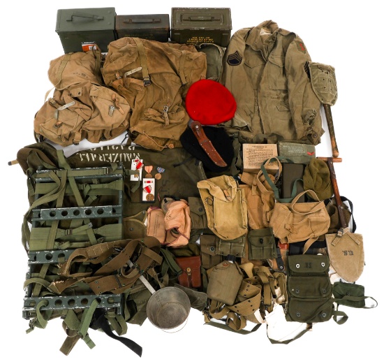 WWII US ARMY UNIFORM & FIELD GEAR BONANZA
