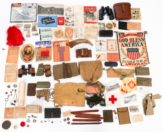 WWII US ARMED FORCES PHOTO & FIELD GEAR BONANZA