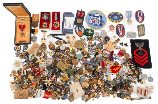 WWII - COLD WAR WORLD MILITARY INSIGNIA BONANZA