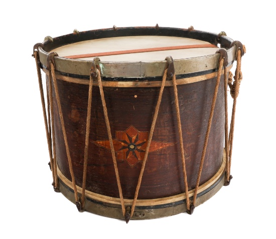 19th CENTURY US REGIMENTAL DRUM