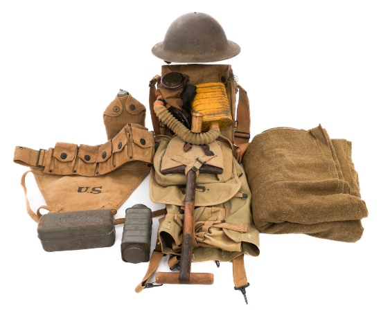 WWI US ARMY AEF SOLDIER FIELD GEAR SET