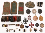 IMPERIAL GERMAN MEDALS, SHOULDER STRAPS & INSIGNIA