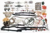 WWI - WWII GERMAN EAGLES INSIGNIA & HEADGEAR PARTS