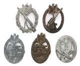 WWII GERMAN PANZER & INFANTRY ASSAULT BADGES