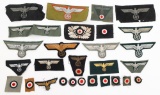 WWII GERMAN HEER & KRIEGSMARINE EAGLES & COCKADES