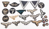 WWII GERMAN LUFTWAFFE BREAST EAGLES & COCKADES