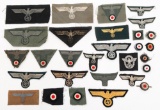 WWII GERMAN HEER & KRIEGSMARINE EAGLES & COCKADES