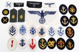 WWII GERMAN KRIEGSMARINE PATCHES & INSIGNIA