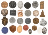 WWII GERMAN LABOR & ORGIZATIONAL TINNIES & BADGES
