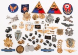 WWII - COLD WAR US ARMED FORCES INSIGNIA & PATCHES