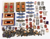 WWII - COLD WAR US ARMY INSIGNIA, BADGES & DUI PIN