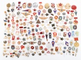 COLD WAR SOVIET UNION MILITARY & POLITICAL BADGES