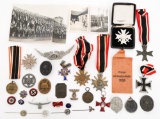WWII GERMAN MEDAL & INSIGNIA GROUPING