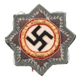 WWII GERMAN CROSS IN GOLD CLOTH BULLION EMBROIDERY