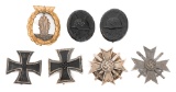 WWI - WWII GERMAN 1st CLASS IRON CROSSES & MEDALS