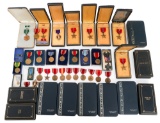 WWII - COLD WAR US ARMED FORCES NAMED MEDALS & BOX