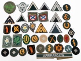 WWII GERMAN HEER, POLICE RANK & TRADE INSIGNIA