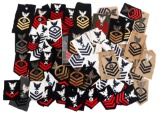 WWII - CURRENT USN PETTY OFFICER RANK PATCHES