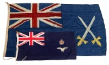 WWI - WWII AUSTRALIAN RAAF & SERVICE CORPS FLAGS