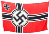 WWII GERMAN KRIEGSMARINE BATTLE FLAG