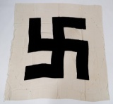 WWII GERMAN UNCUT CLOTH NSDAP FLAG EMBLEM