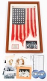 WWII USN PATROL BOAT FLOWN FLAG & CREWMAN GROUP