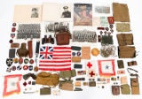 20TH C. US MILITARY FIELD GEAR & INSIGNIA BONANZA