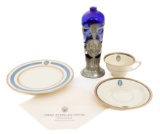 WWI - WWII GERMAN ZEPPELIN SERVEWARE & NAPKIN