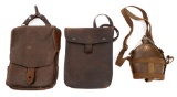 WWII IMPERIAL JAPANESE M1934 CANTEEN & MAP CASES