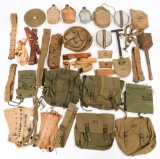 WWII US ARMED FORCES M1944 FIELD PACK & FIELD GEAR