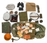 WWII US ARMY FIELD GEAR & PERSONAL ITEM BONANZA