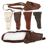 WWI - WWII US ARMY M1918 & M3 LEATHER HOLSTERS