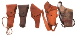 WWII US ARMY LEATHER M1916 & M3 SHOULDER HOLSTERS