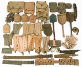 WWII US ARMY ENTRENCHING TOOLS & FIELD GEAR
