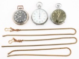 WWII - KOREAN WAR US & CIVILIAN STOP WATCHES