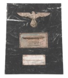 WWII GERMAN HINDENBURG LZ-129 ZEPPELIN PLAQUE