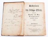 1855 SWEDISH FAMILY BIBLE