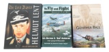WWII - COLD WAR US & GERMAN PILOTS SIGNED BOOKS