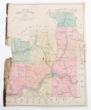 1888 TIOGA COUNTY, NEW YORK GAZETTEER MAP