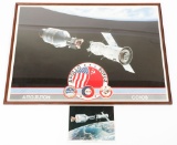 1975 APOLLO / SOYUZ SIGNED TEST PROJECT PHOTOS