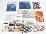 WWI - WWII US PRINTS, PHOTOS & SKETCHES